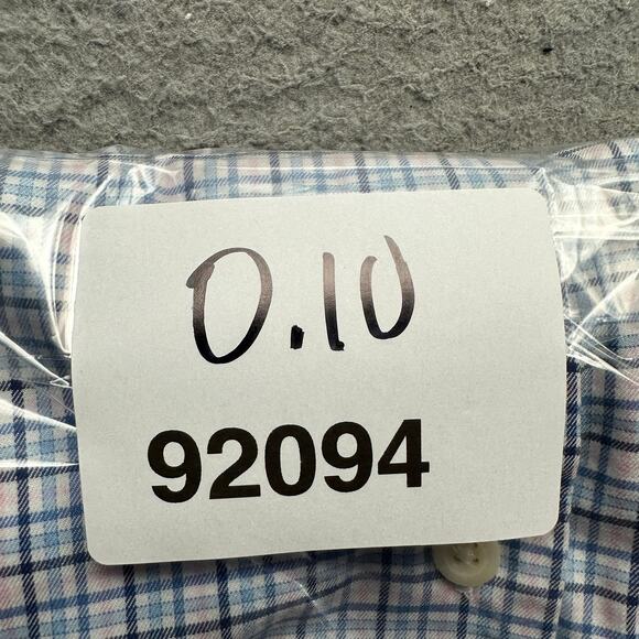 Peter Millar Crown Eddings Sport Button Down Plaid Shirt Mens 2XL Long Sleeve - Picture 10 of 10